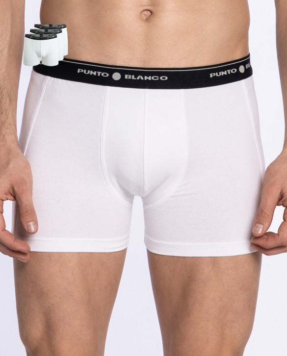 3-Pack Boxers, Basix Color White - 1 - 2 - 3