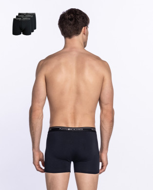 Lot de 3 boxers, Basix Couleur Noir - 1 2