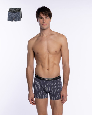 Lot de 3 boxers, Basix Couleur Assorti - 1