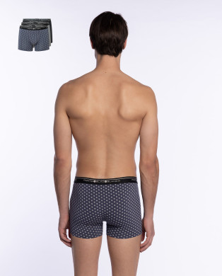 Lot de 3 boxers, Basix Couleur Assorti - 1 2