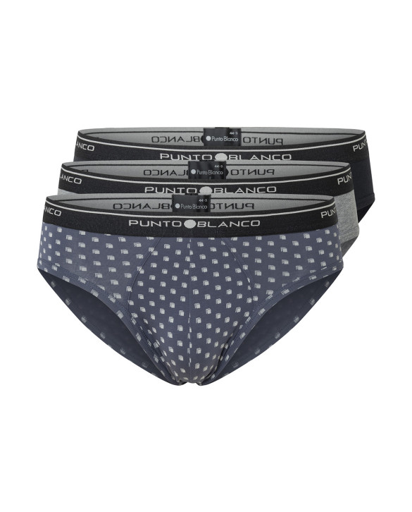 Lot de 3 Slips, Basix Couleur Assorti - 1 - 2 - 3 - 4 - 5 - 6