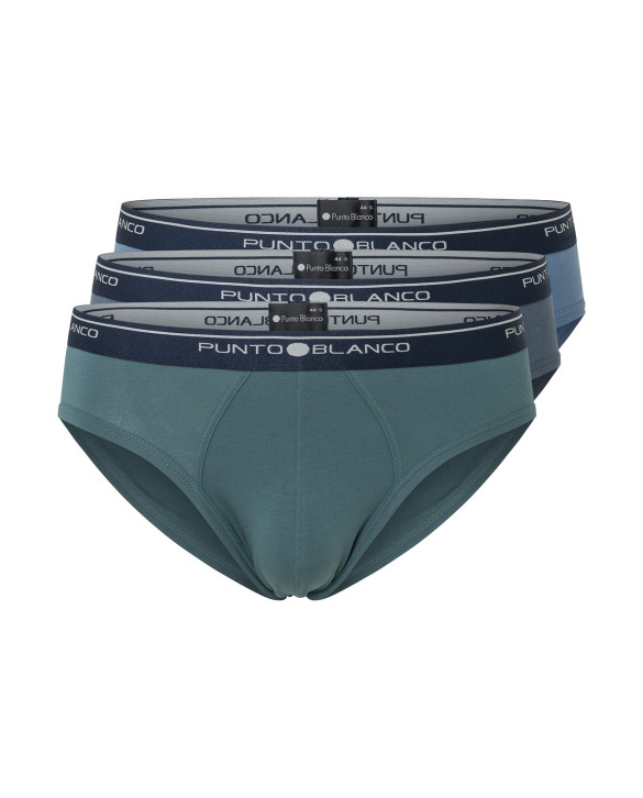 Pack de 3 Slips, Basix Color Assortit - 1 - 2 - 3 - 4 - 5 - 6