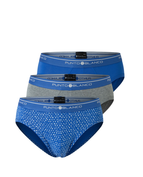 Pack de 3 Slips, Basix Color Assortit - 1 - 2 - 3 - 4 - 5 - 6