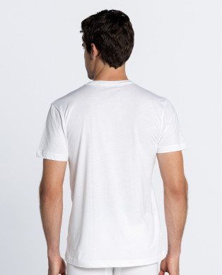 T-shirt manches courtes, Basico Couleur Blanc - 1 2