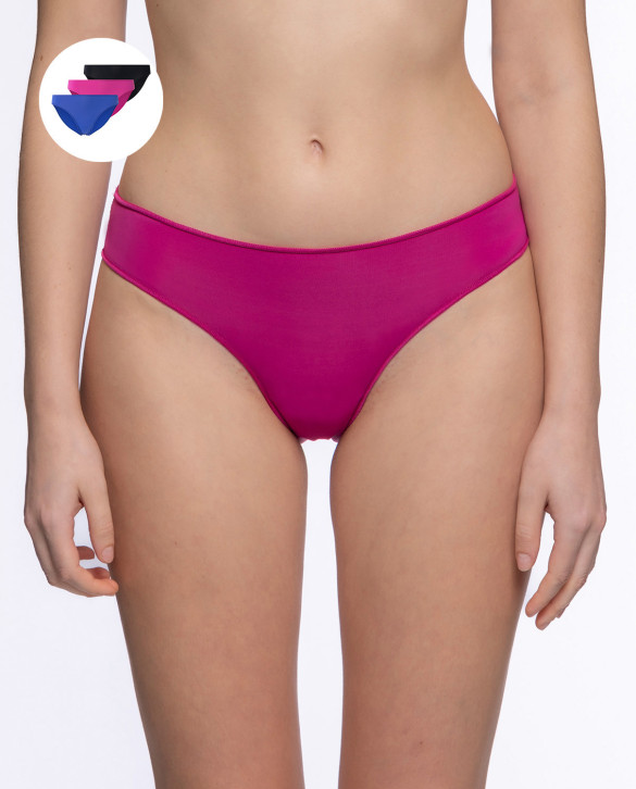 Pack de 3 briefs de microfibra Color Assortit - 1 - 2 - 3 - 4 - 5