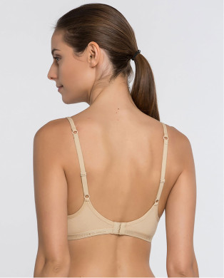 Basix Foam Bra Color Beige - 1 2