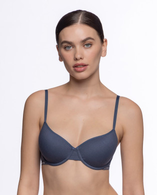 Basix Foam Bra Color Blue - 1