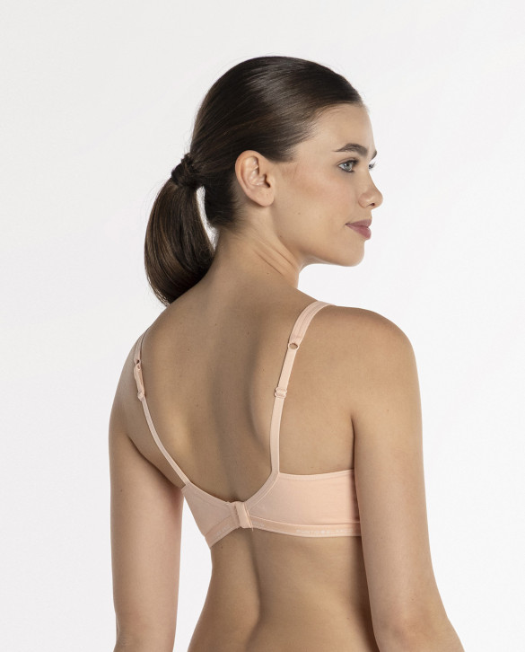 Basix Bra without foam Color Salmon - 1 - 2