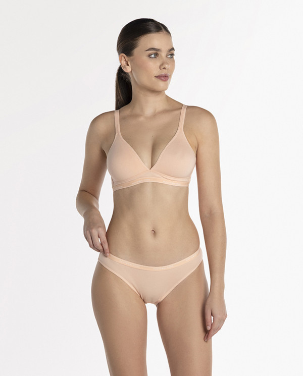 Basix Bra without foam Color Salmon - 1 - 2 - 3 - 4