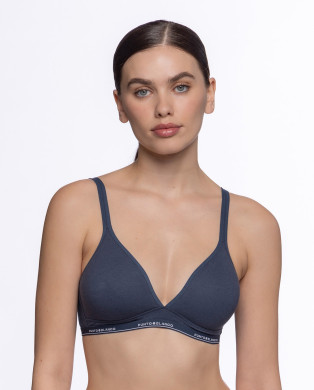 Basix Bra without foam Color Blue - 1
