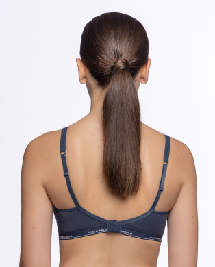 Basix Bra without foam Color Blue - 1 2