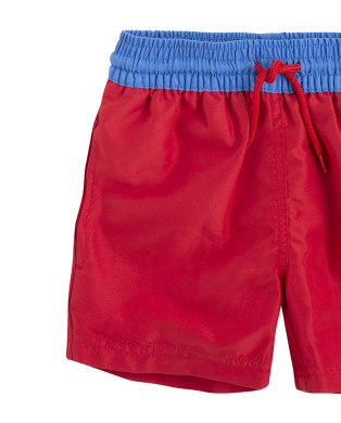 Basic Line Short Color Red - 1 2