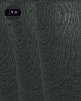 Pack de 3 calcetines de algodón lisos - Basix Color Verde - 1 2