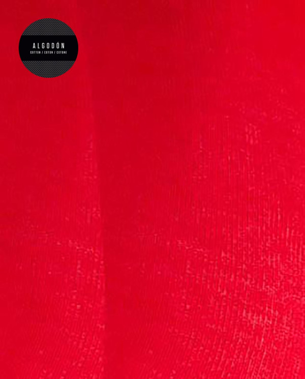 Pack de 2 leotardos de algodón lisos - Basix Color Rojo - 1 - 2
