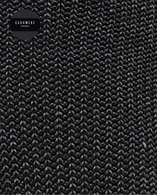 Chaussettes cachemire / laine - mini rayures Couleur Noir - 1 2