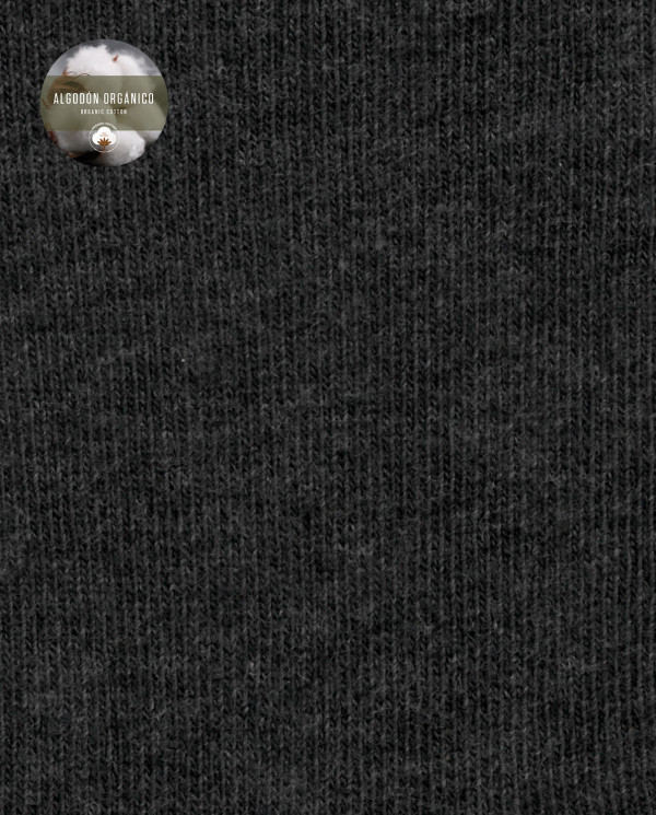 Pack de 2 calcetines de algodón orgánico lisos Color Gris - 1 - 2