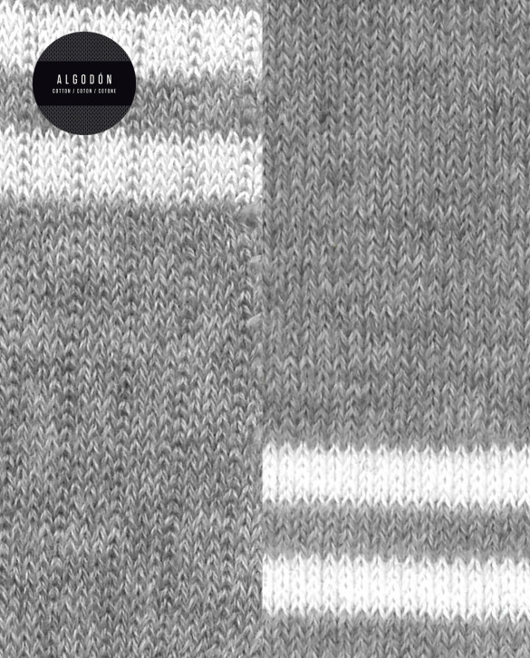 Pack de 2 paires de chaussettes en coton - sport Couleur Gris - 1 - 2