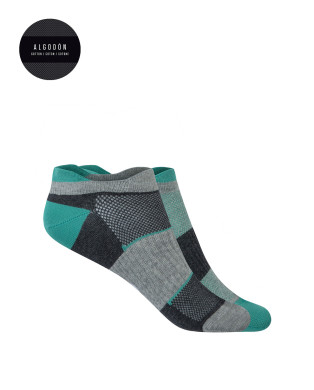 Pack of 2 cotton sports socks - double tongue Color Assorted - 1
