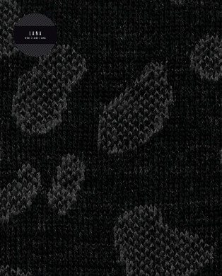 Wool socks - openwork print Color Black - 1 2