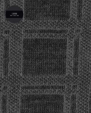 Wool socks - openwork checks Color Grey - 1 2