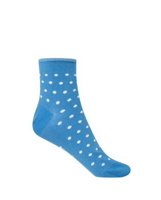 Lot de 2 chaussettes en coton - fantaisie - bord roulé Couleur Assorti - 1 2