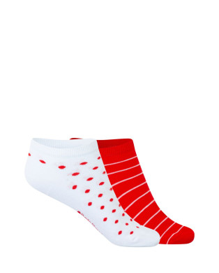Pack of 2 cotton socks - fancy Color Assorted - 1