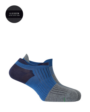 Pack of 2 cotton sports socks - double tongue Color Assorted - 1