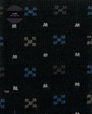 Mitjons de llana - motius corbaters Color MarÍ - 1 2