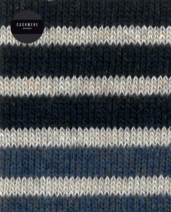 Cashmere/wool socks - stripes Color Beige - 1 - 2