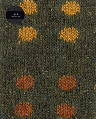 Chaussettes en laine - à pois Couleur Vert - 1 2