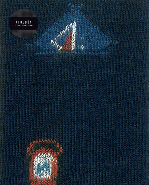 Cotton socks - camping Color Blue - 1 - 2