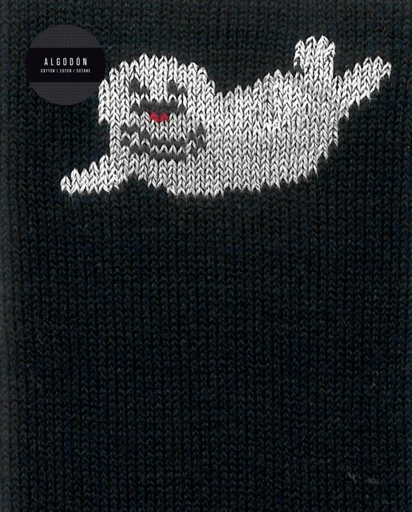 Chaussettes en coton - phoques Couleur Bleu marine - 1 - 2