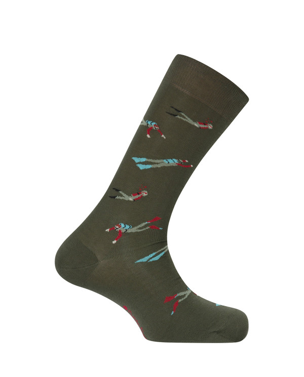 Cotton socks - divers Color Green - 1