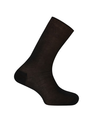 Pack de 3 calcetines de Hilo de Escocia - liso Color Negro - 1 2