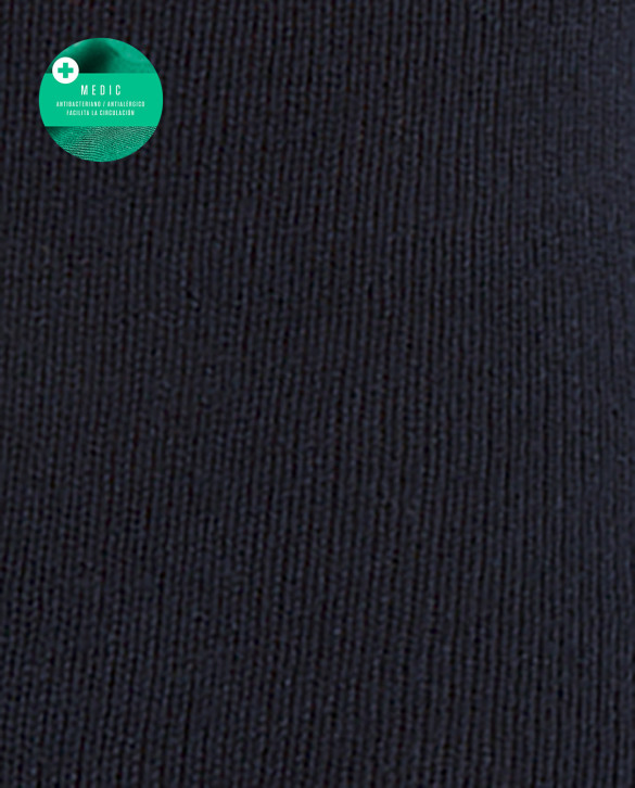 Plain Cotton Socks - Special Width Color Navy - 1 - 2