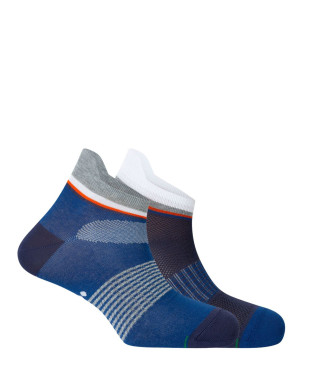 Pack de 2 mitjons de cotó esportius unisex - fantasia Color Assortit - 1