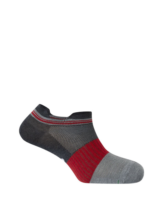 Pack de 2 mitjons de cotó esportius unisex - fantasia Color Gris - 1 - 2