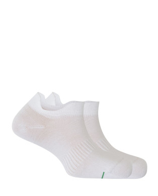 Pack de 2 mitjons de cotó esportius unisex Color Blanc - 1