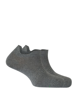 Pack de 2 mitjons de cotó esportius unisex Color Gris - 1