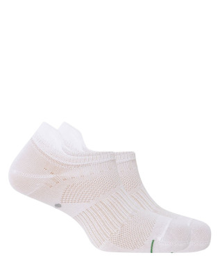 Pack de 2 mitjons de cotó esportius unisex Color Blanc - 1