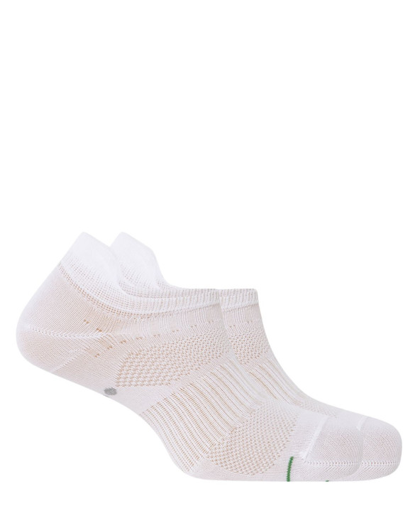 Pack of 2 unisex sports cotton socks Color White - 1