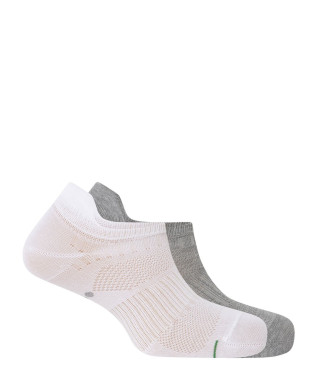Pack de 2 mitjons de cotó esportius unisex Color Assortit - 1