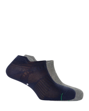 Pack de 2 mitjons de cotó esportius unisex Color Assortit - 1
