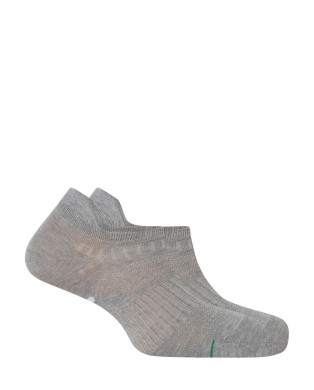 Pack de 2 mitjons de cotó esportius unisex Color Gris - 1