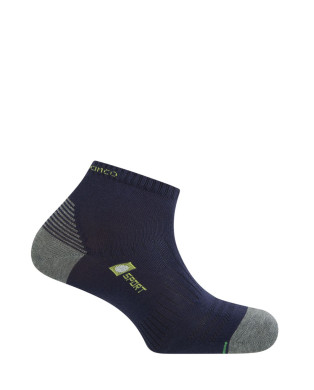 Lot de 2 chaussettes de sport unisexes en coton Couleur Assorti - 1 2