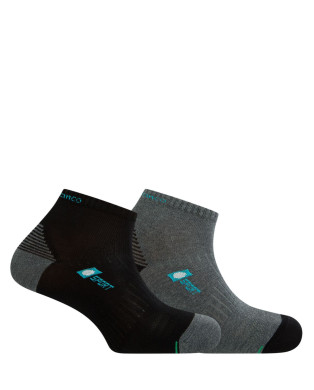 Pack de 2 mitjons de cotó esportius unisex Color Assortit - 1