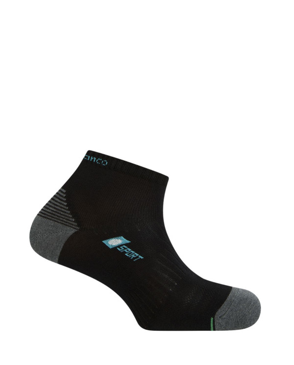 Lot de 2 chaussettes de sport unisexes en coton Couleur Assorti - 1 - 2