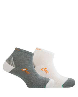 Pack de 2 mitjons de cotó esportius unisex Color Assortit - 1