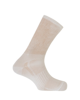 Calcetines de algodón deportivos unisex Color Blanco - 1